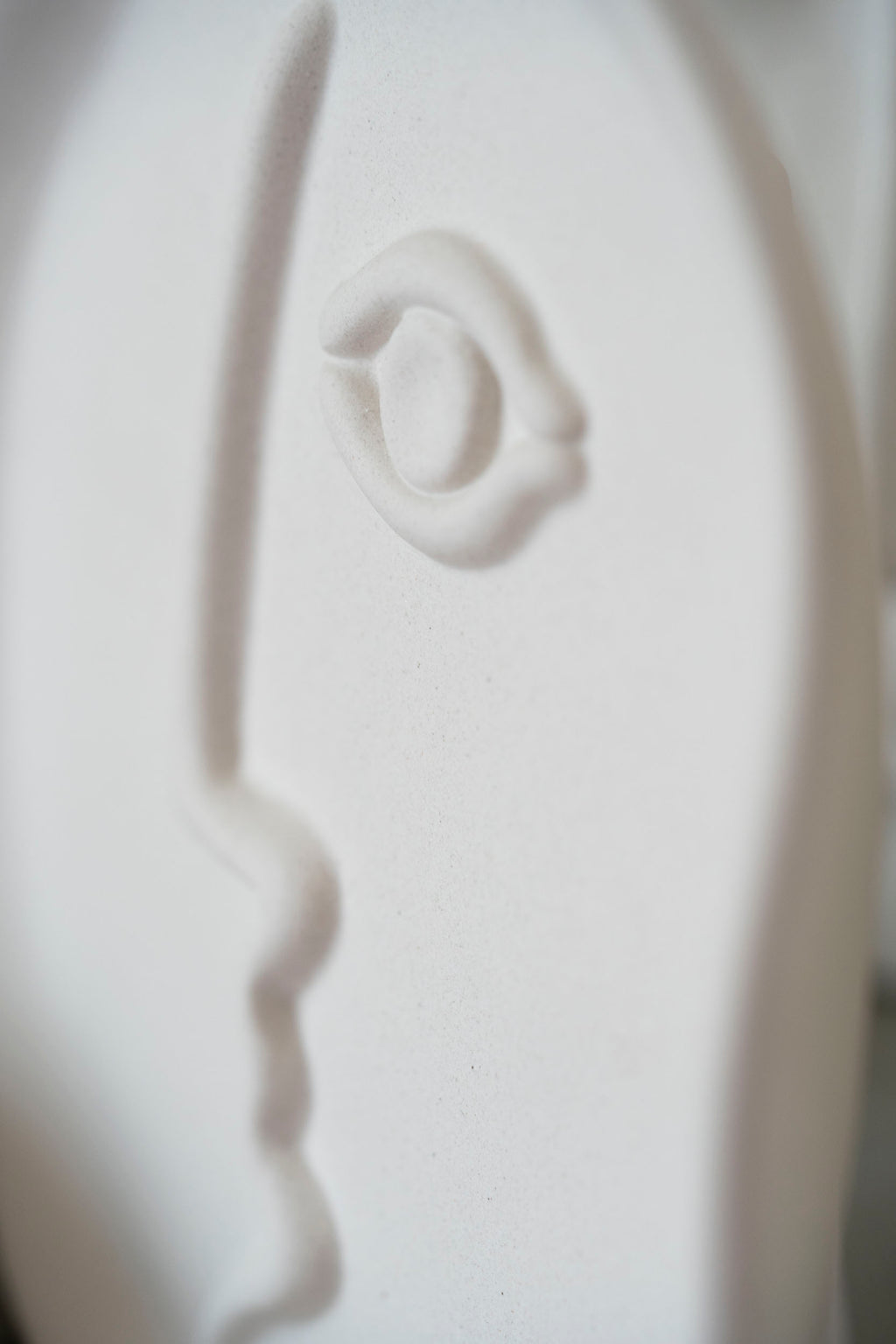 Designer Keramik Gesichtsvase